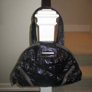 MATT & NAT Black Purse, Tote, Bag - Japanese Paper Duo Sided Bag vegan leather